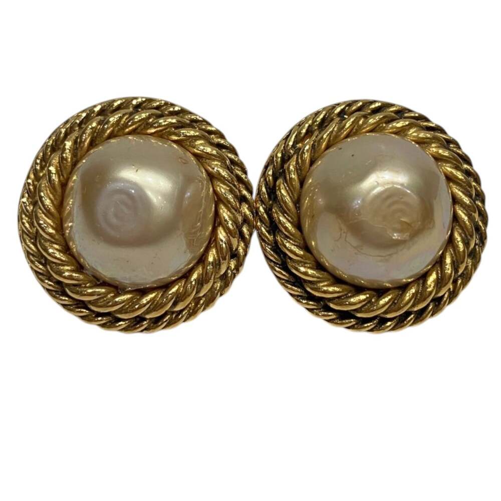 Chanel Cufflinks Gold Plated Bracelet #299415C51B